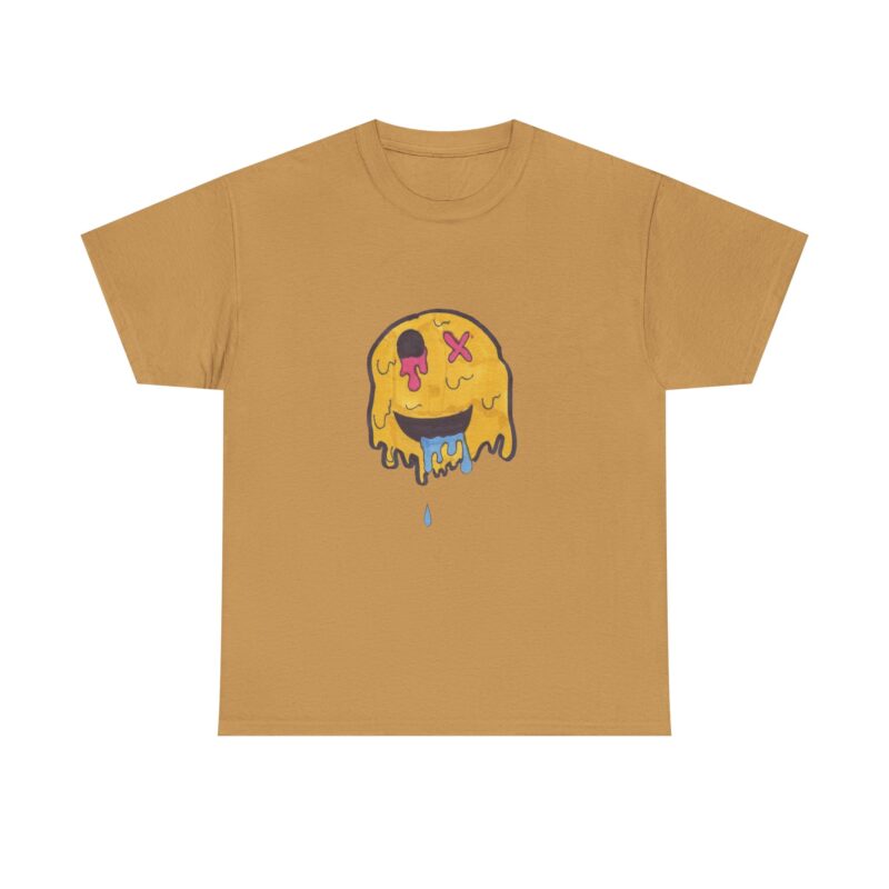 Melting Smile Graphic Tee, Hand-Drawn by Aiden - Image 9
