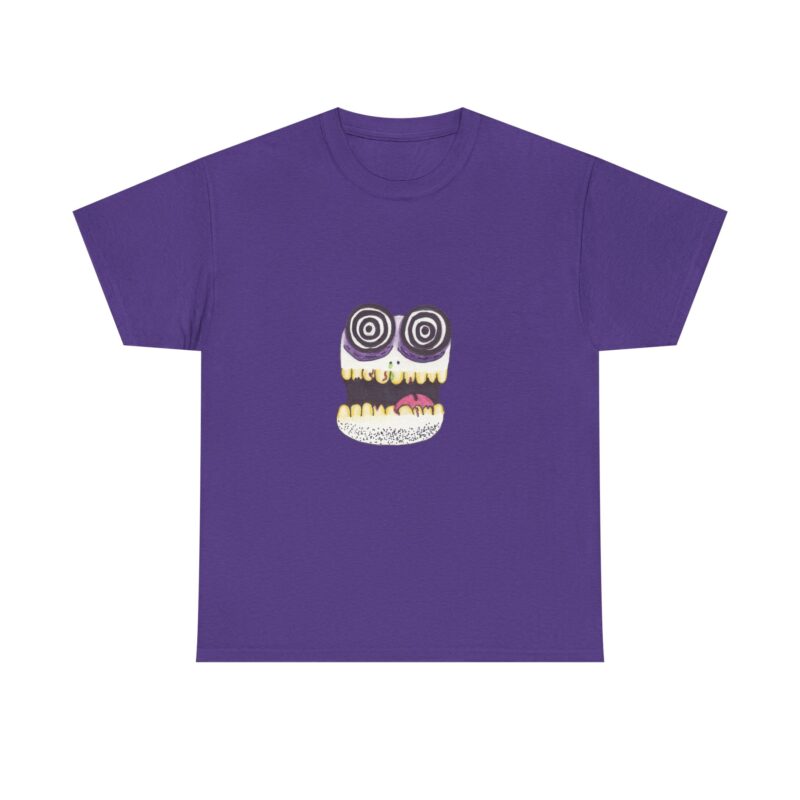 Skull Burger Graphic Tee Hand Drawn by Aiden