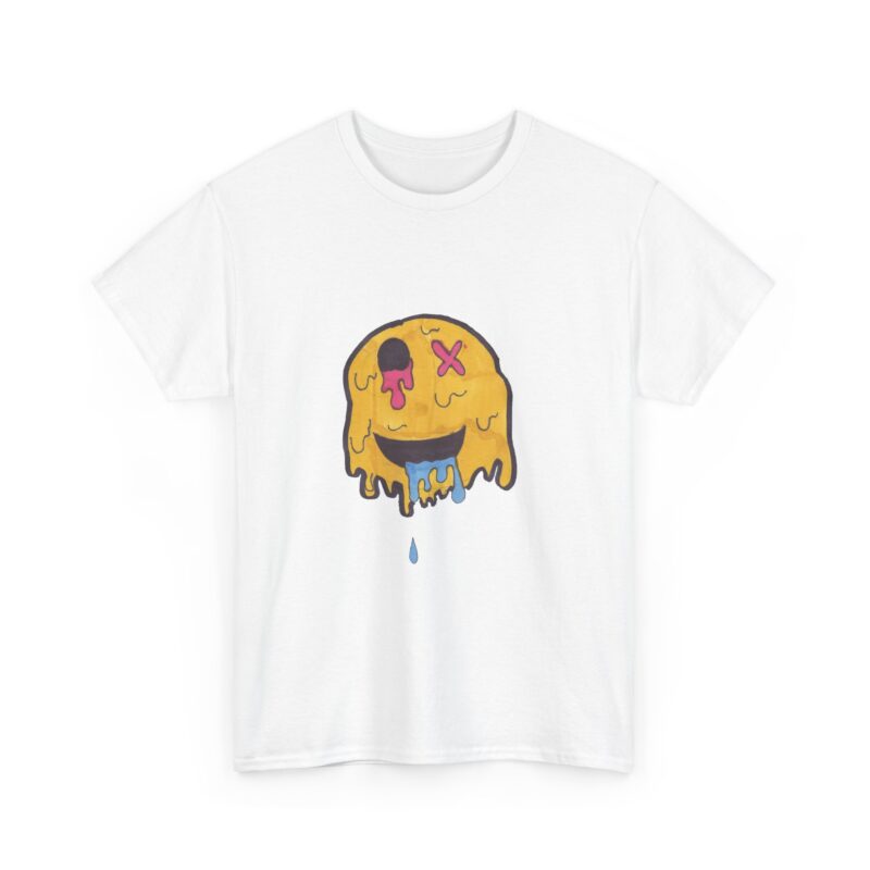 Melting Smile Graphic Tee, Hand-Drawn by Aiden - Image 7