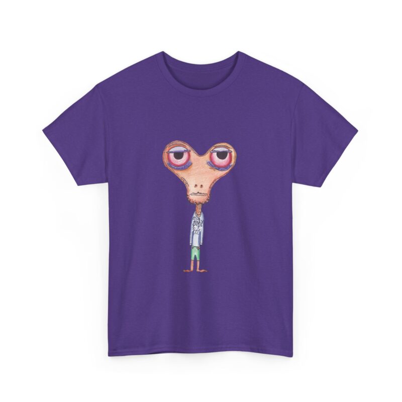 Orange Head Unisex Heavy Cotton Tee - Fun T-Shirt, Graphic Tee, Cute Gift, Casual Wear, Statement Piece - Image 14
