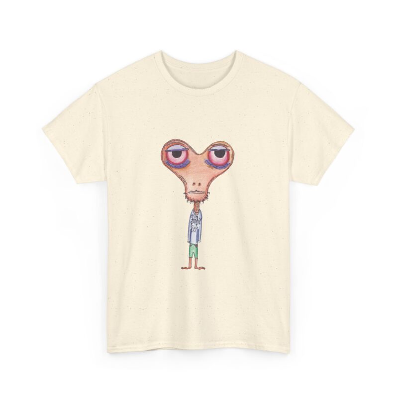 Orange Head Unisex Heavy Cotton Tee - Fun T-Shirt, Graphic Tee, Cute Gift, Casual Wear, Statement Piece - Image 6
