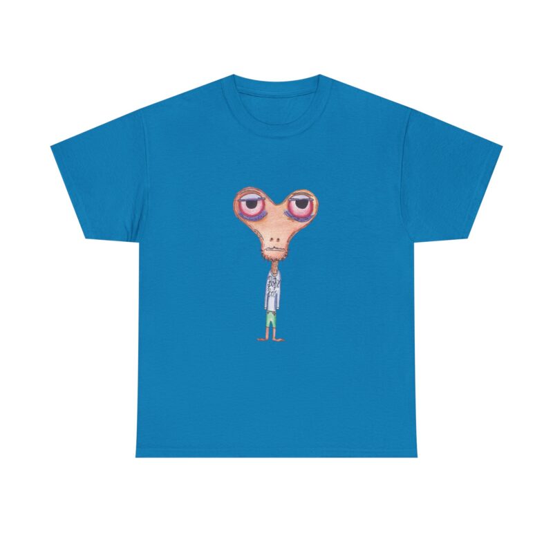 Orange Head Unisex Heavy Cotton Tee - Fun T-Shirt, Graphic Tee, Cute Gift, Casual Wear, Statement Piece - Image 9