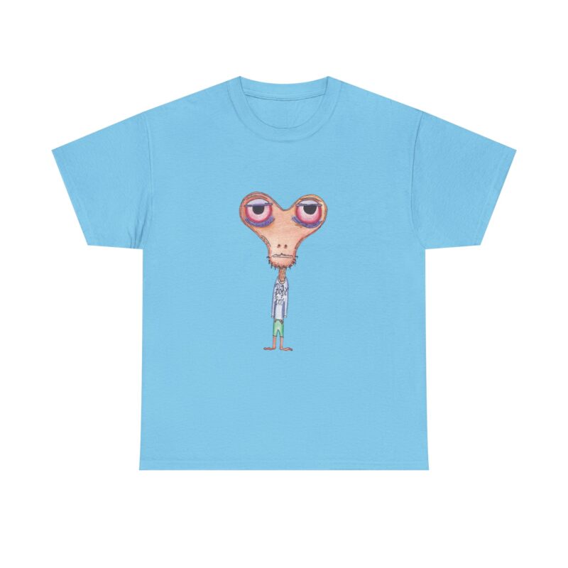 Orange Head Unisex Heavy Cotton Tee - Fun T-Shirt, Graphic Tee, Cute Gift, Casual Wear, Statement Piece - Image 7