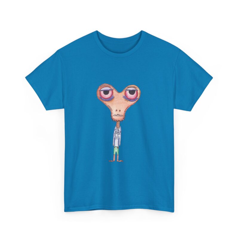 Orange Head Unisex Heavy Cotton Tee - Fun T-Shirt, Graphic Tee, Cute Gift, Casual Wear, Statement Piece - Image 10