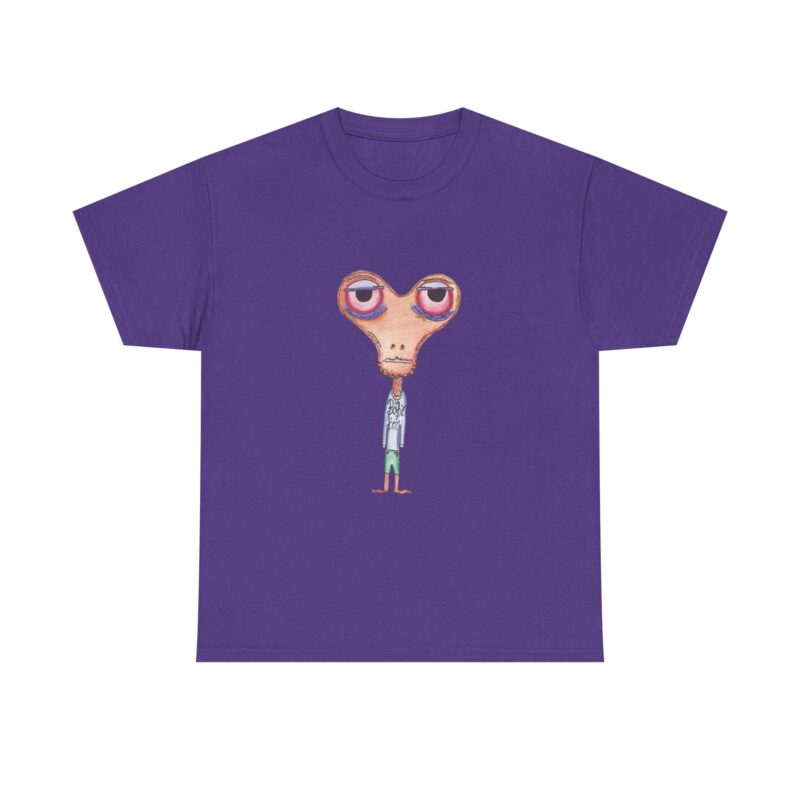 Orange Head Unisex Heavy Cotton Tee - Fun T-Shirt, Graphic Tee, Cute Gift, Casual Wear, Statement Piece - Image 13