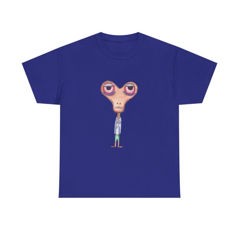 Orange Head Unisex Heavy Cotton Tee - Fun T-Shirt, Graphic Tee, Cute Gift, Casual Wear, Statement Piece - Image 11