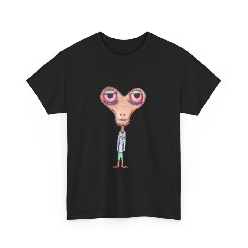 Orange Head Unisex Heavy Cotton Tee - Fun T-Shirt, Graphic Tee, Cute Gift, Casual Wear, Statement Piece - Image 2