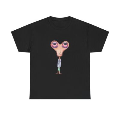 Orange Head Unisex Heavy Cotton Tee - Fun T-Shirt, Graphic Tee, Cute Gift, Casual Wear, Statement Piece